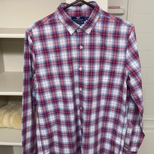 Vineyard Vines plaid button up